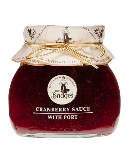 Salsa de arándanos con oporto