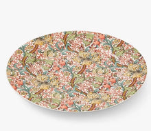 Cargar imagen en el visor de la galería, Set de 4 platos de postre diseño William Morris (caja regalo 20cm)