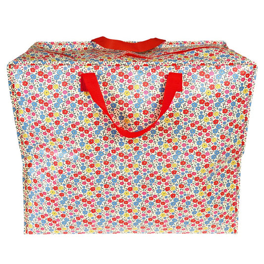 Bolsa gigante para almacenar diseño florecillas