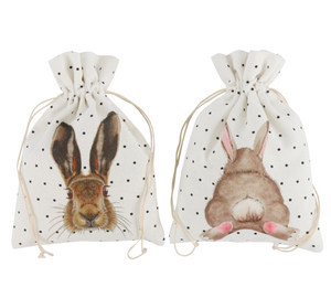 Bolsas de algodón diseño conejos