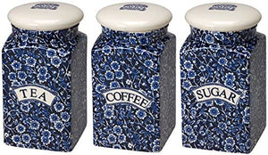 Bote de cerámica para azúcar diseño Blue Calico