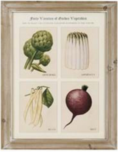 Cargar imagen en el visor de la galería, Cuadros de verduras con marco de madera