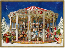 Cargar imagen en el visor de la galería, Mini tarjeta postal y calendario de adviento victoriano