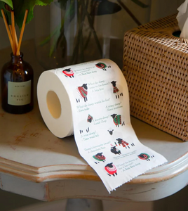Rollo de papel higiénico diseño ovejas