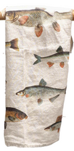Cargar imagen en el visor de la galería, Trapos de cocina de lino con estampado de peces