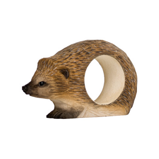 Servilletero de madera diseño erizo