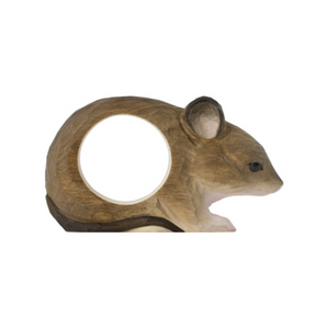 Servilletero de madera diseño ratón