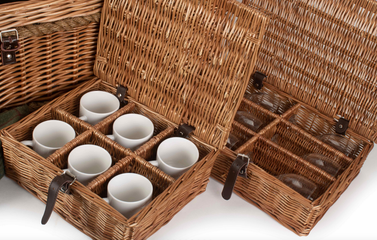Cesta de pic-nic deluxe para 6 personas