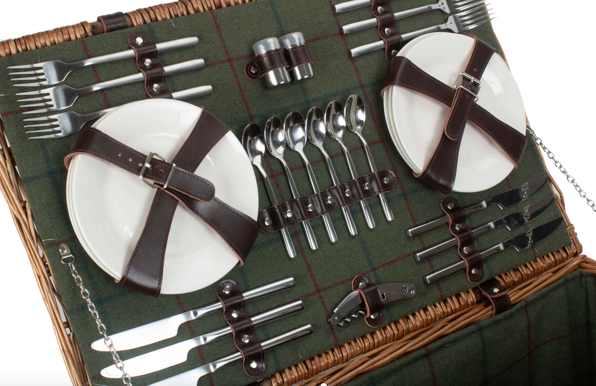 Cesta de pic-nic deluxe para 6 personas