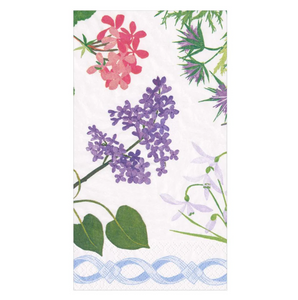 Servilletas o toalla de papel alargadas Mary Delany flower mosaico