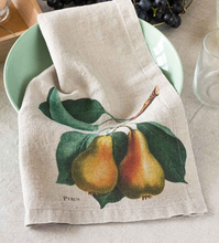 Cargar imagen en el visor de la galería, Set de seis servilletas de lino estampadas de frutas