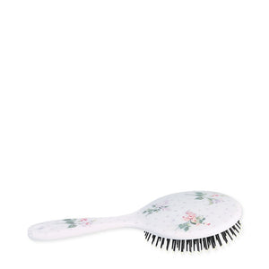 Set de dos cepillos de pelo diseño flores nostálgicas