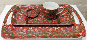 Platito para la bolsita del té diseño Strawberry Thief