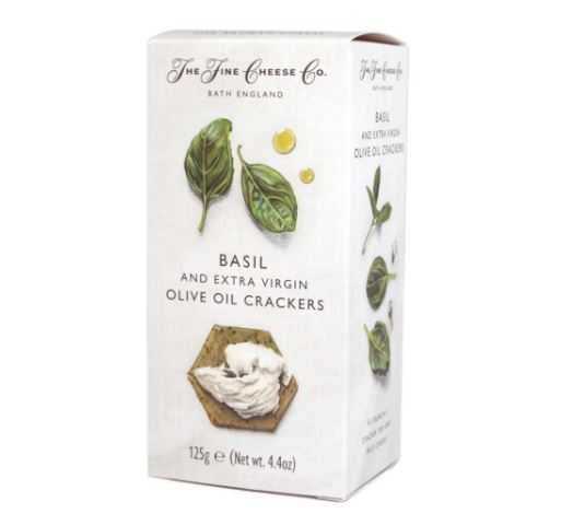 Crackers de albahaca con aceite de oliva