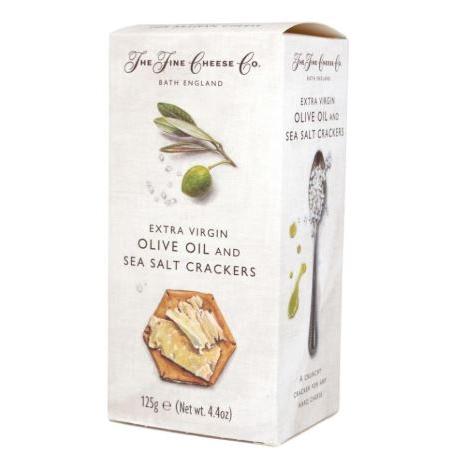 Crackers de aceite de oliva virgen extra y sal marina