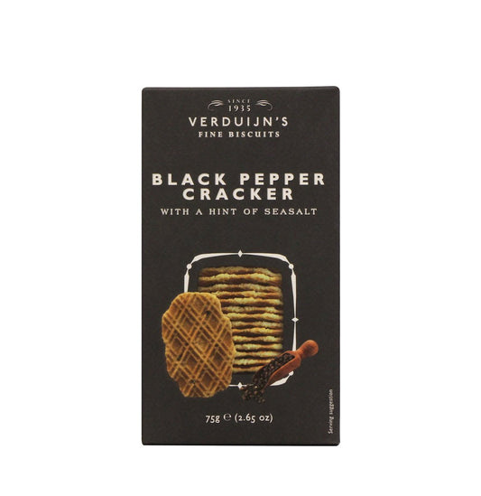 Wafers con sal marina y pimienta negra