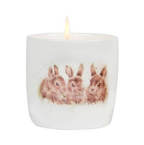 Vela diseño conejos