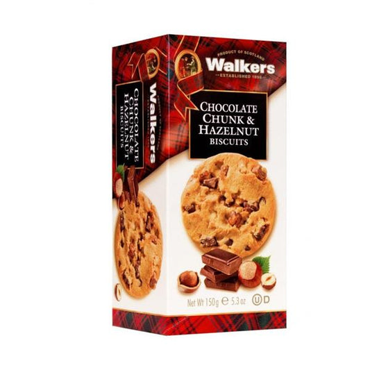 Galletas con trozos de chocolate y avellana