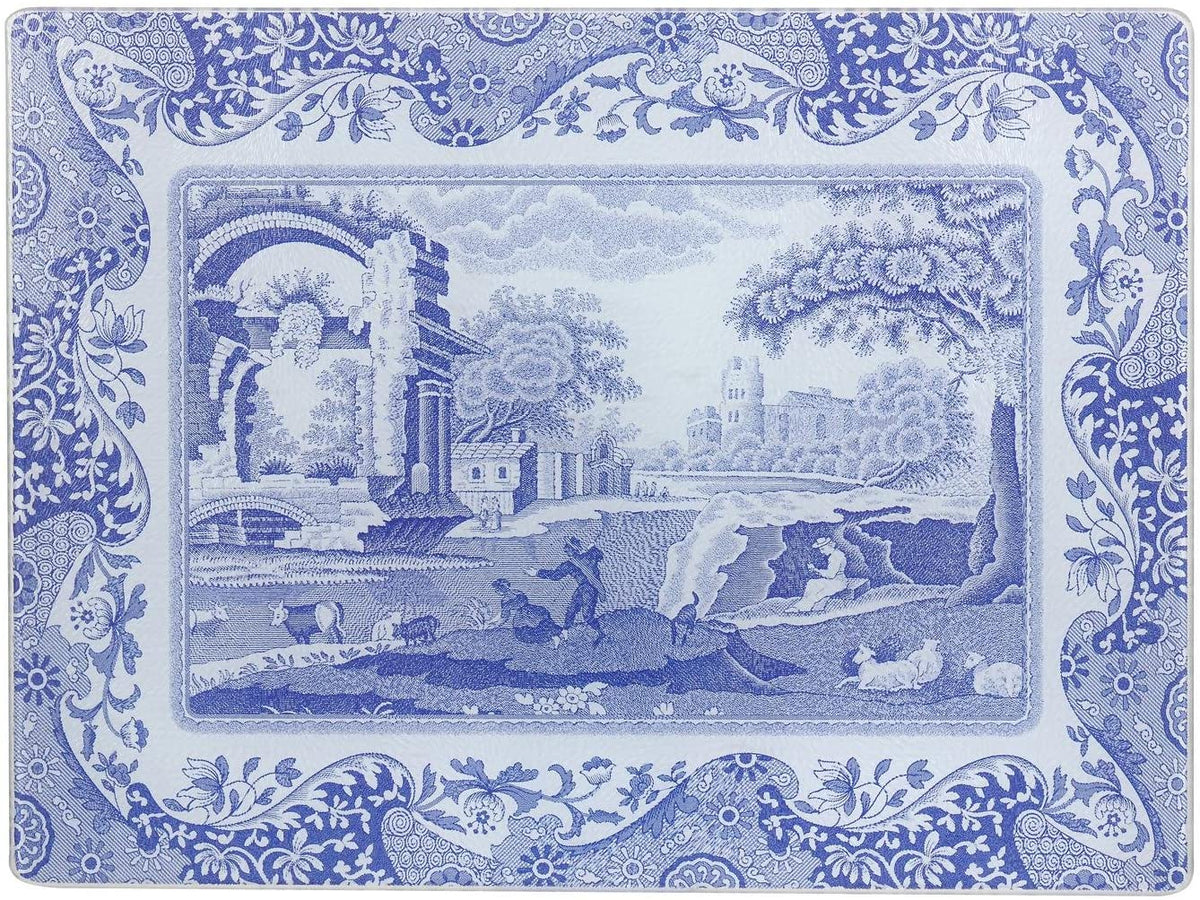 Tabla de cristal diseño Blue Italian