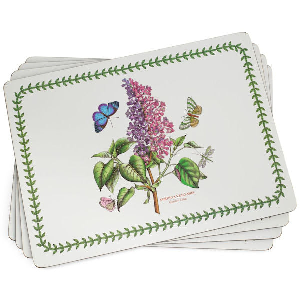 Set de cuatro individuales diseño Botanic garden