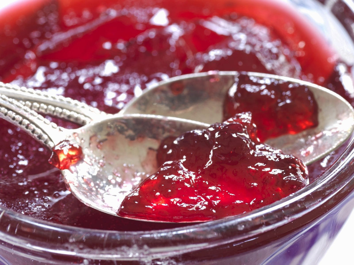 Gelatina de grosella roja