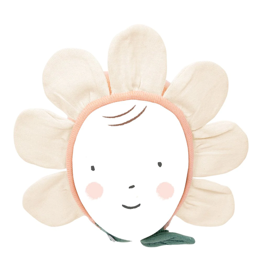Gorrito flor niños de 0-9 meses