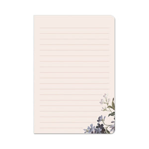 Cuaderno de notas Peonía azul
