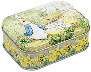 Lata rectangular pequeña de Peter Rabbit