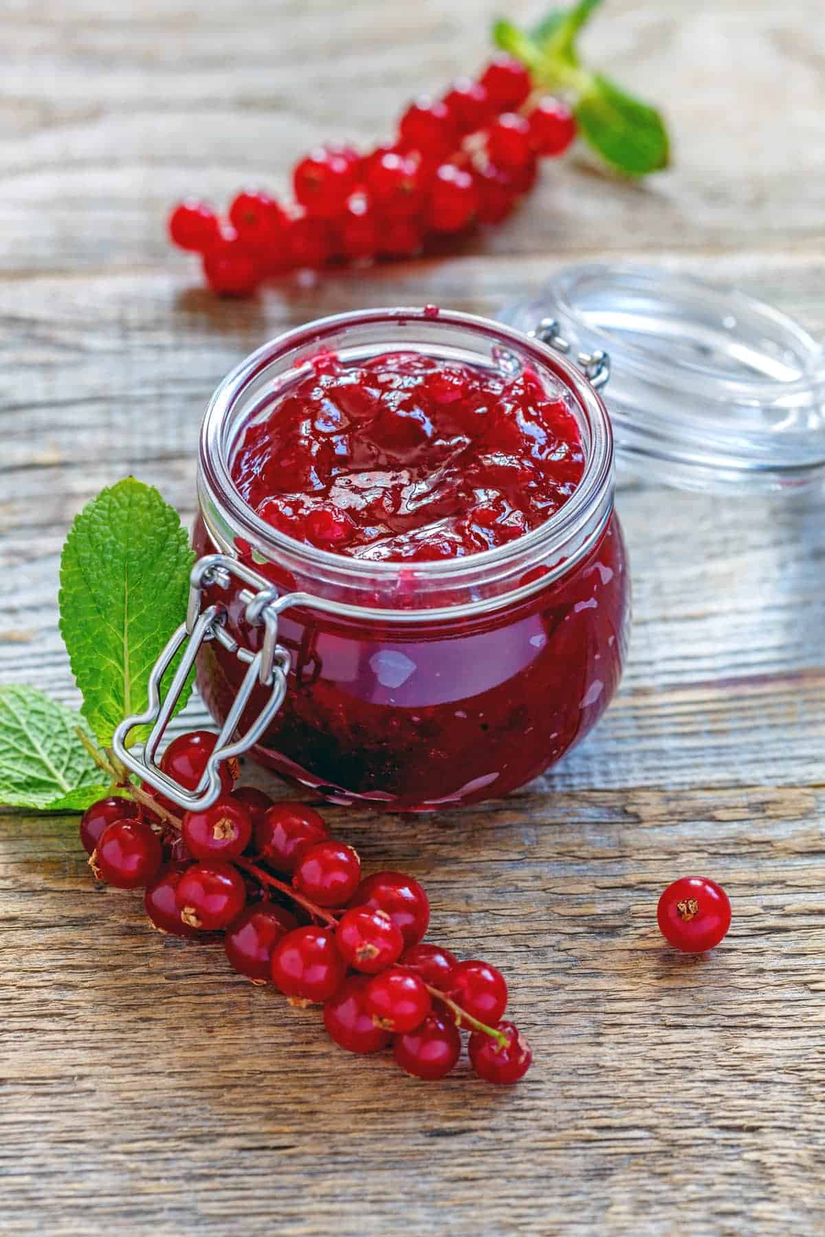 Gelatina de grosella roja