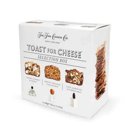 Surtido de tres tostas en caja regalo